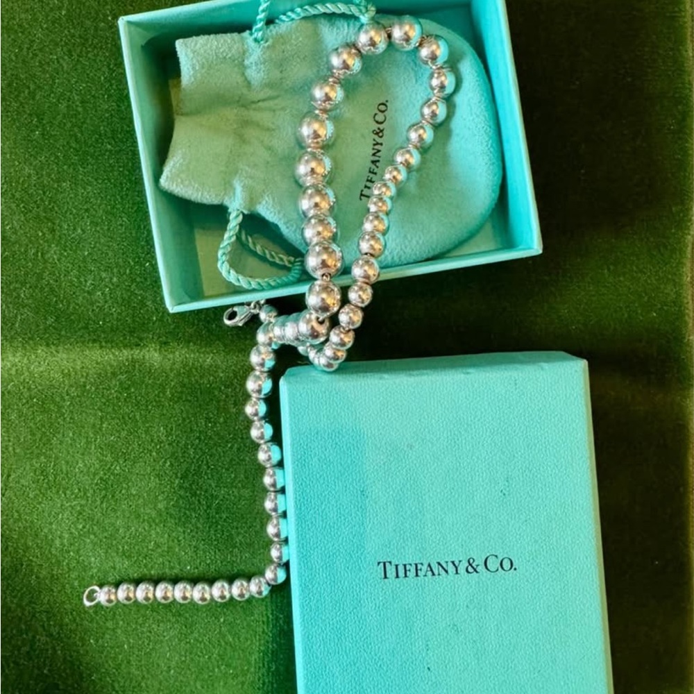 Tiffany & Co. Silver Bead Necklace